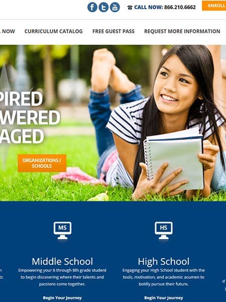 Polaris School - Alternative Schooling Website