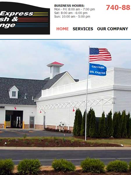 Ron's Express Carwash and Oil Change - Automobile Service Website
