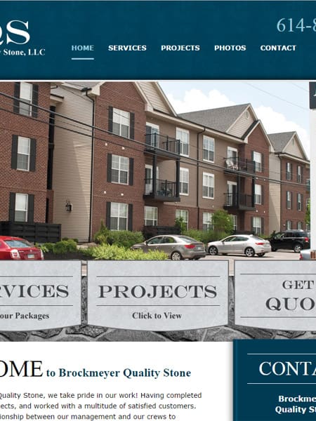 BQS - Brockmeyer Quality Stone, LLC - Masonry Website