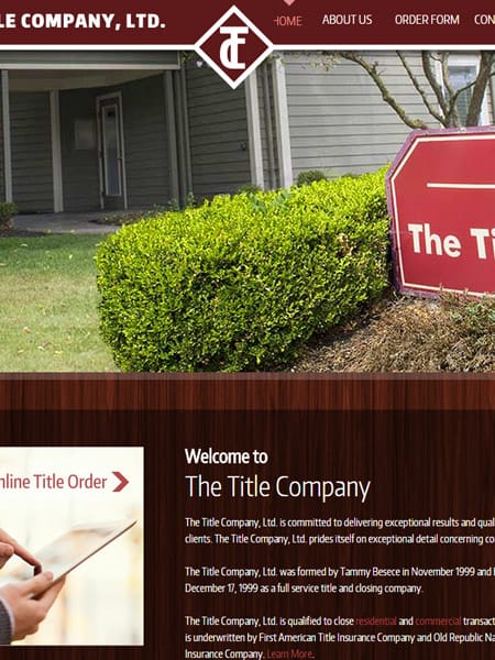 The Title Company - Title and Closing Website