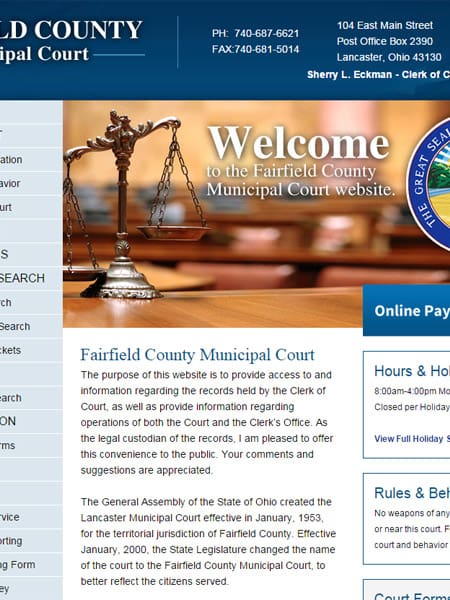 Fairfield County - Municipal Court Website