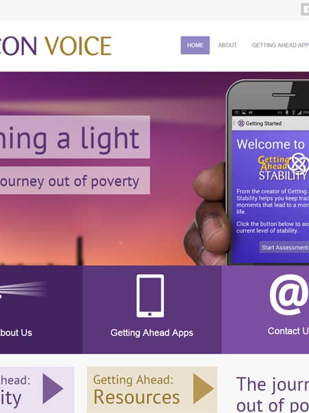 Beacon Voice - Mobile App Website