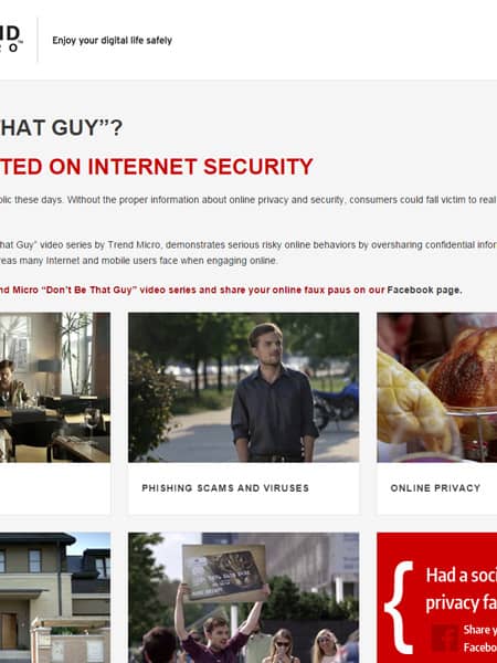Trend Micro - Internet Security Website