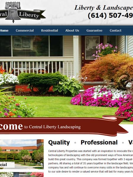 Central Liberty Properties - Landscaping Website
