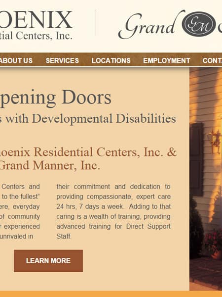 Phoenix Residential Centers and Grand Manner - Residential Care Center Website