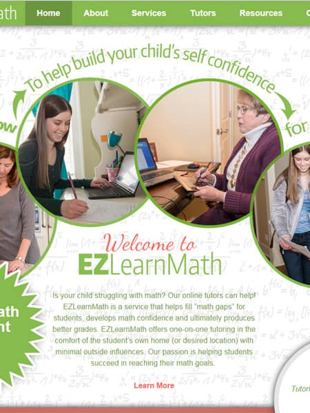 EZ Learn Math - Online Tutoring Website