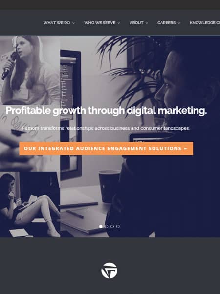 Fathom Delivers - Marketing Website