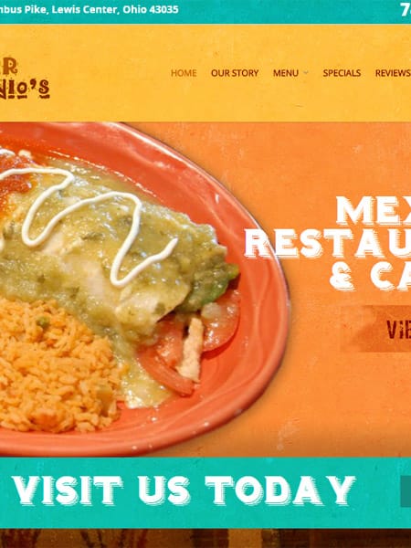 Señor Antonio’s Restaurant - Restaurant Website