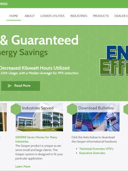 Gesper Systems - Energy and Technology Website