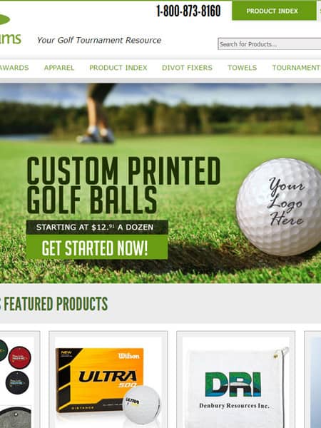 Golf Premiums - Golfing Business Website