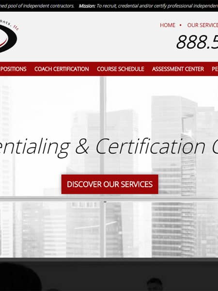 Executive Training Consultants - Assessment and Certification Website