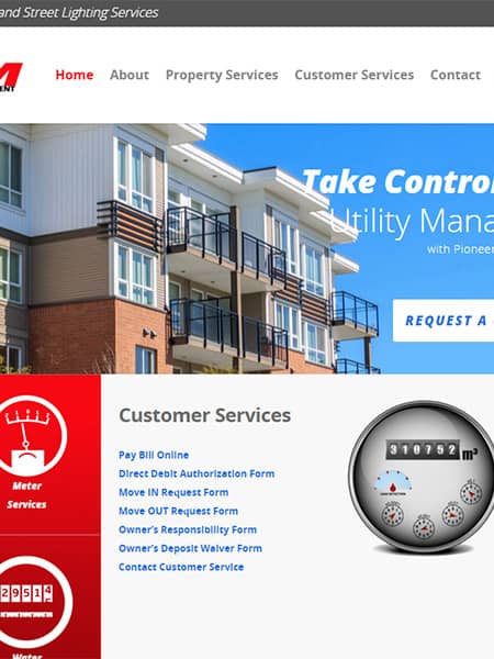 Pioneer Energy Management - Energy Management Website