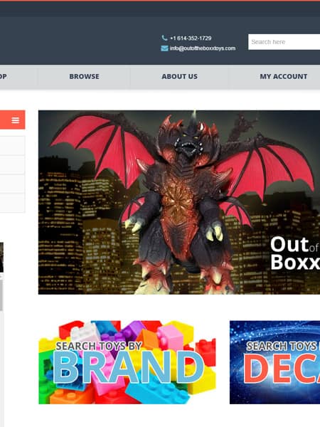 OUT OF THE BOXX TOYS - Consignment Website