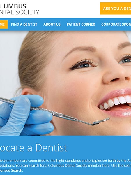 Columbus Dental Society - Dental Practice Website