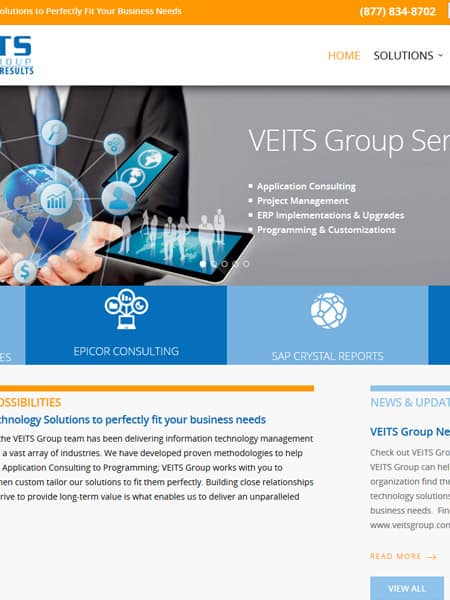 Veits Group - Business Technology Website