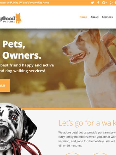 Howling Good Pet Care - Pet and Animal Care Website