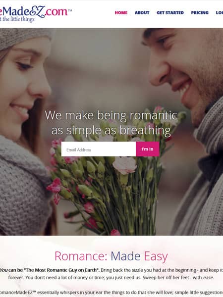 Romance Made EZ - Romance Website