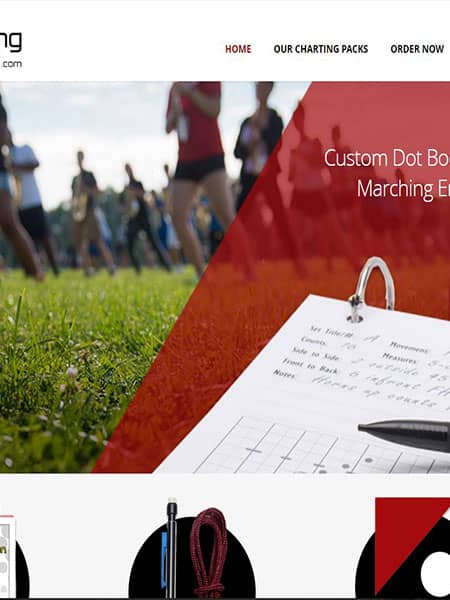 MarchingDotBook - Custom Dot Book Website