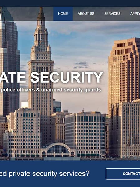 Community Private Police Service - Private Security Website