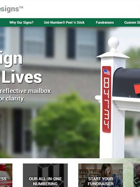 Address Life Signs - Business Website