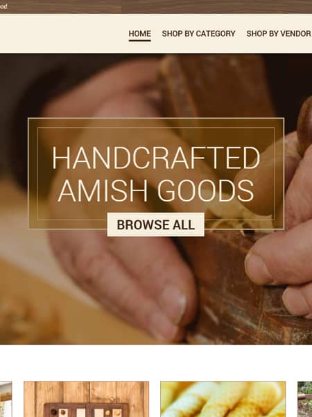 Traditie Amish Furniture Website