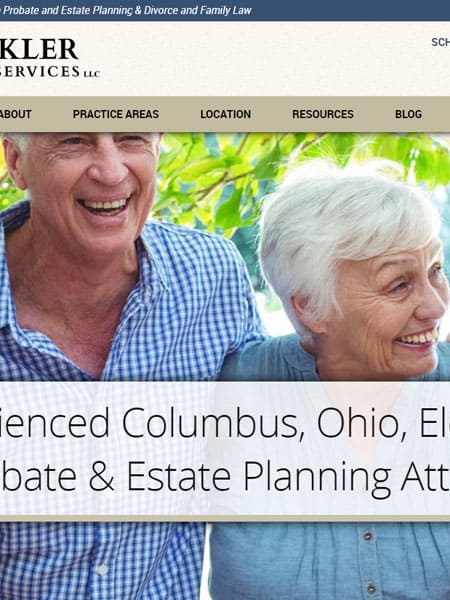 Winkler Legal Services Lawyer Website