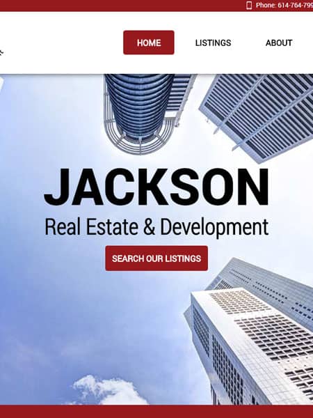 Jackson Real Estate and Development Real Estate Website