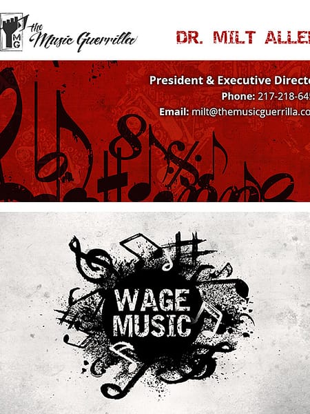 The Music Guerrilla Business Card