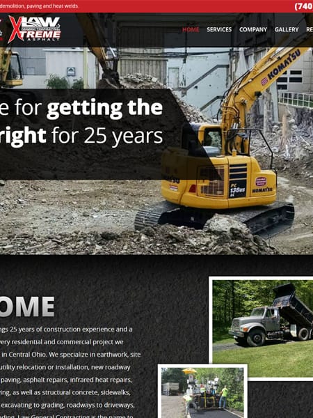 Law General Contracting Website Design
