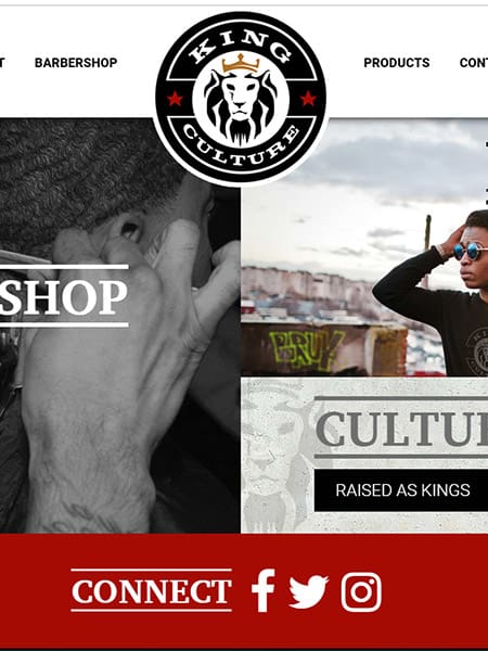 King Culture Website Design Wordpress