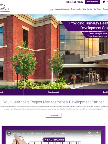 Hplex Website Redesign Wordpress