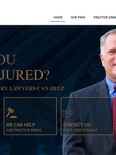 Craig Scott Law Website Homepage Design