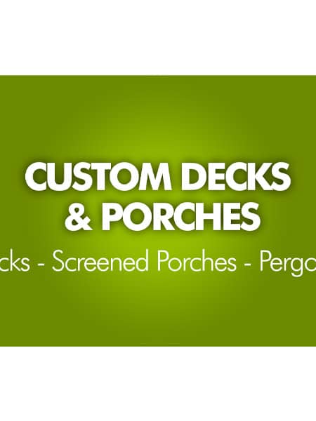 Custom Decks & Porches Logo Design