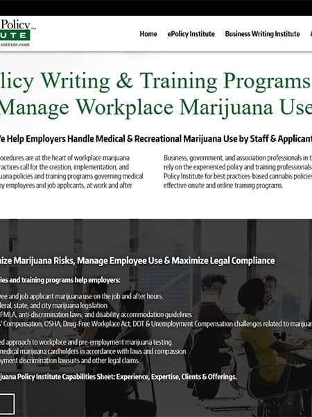 marijuana policy training CMS platform