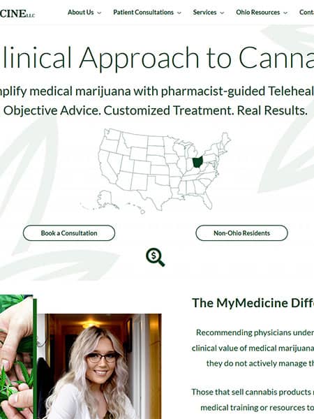 medicine, medical, blonde, glasses, wordpress, design, build