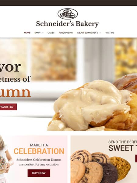 Schneiders Bakery Westerville Ecommerce Website