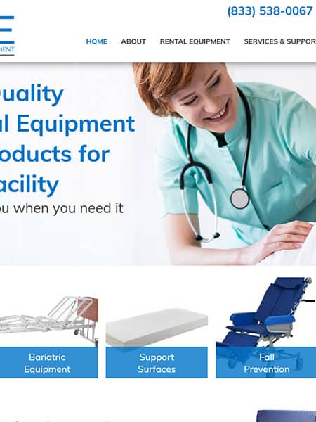 Columbus Ohio Harbor Medical Equipmentwebsite design and build