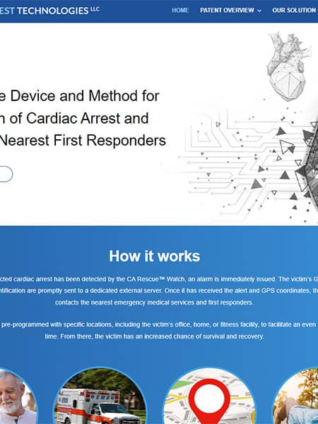 Cardiac Arrest Technologies Website Design Columbus Ohio - Robintek