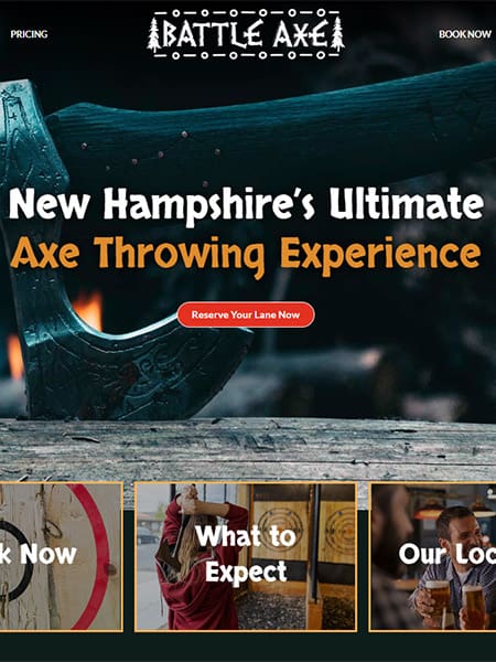 Battle Axe Custom Website Design - Columbus OH: Robintek
