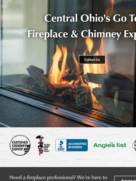 Fireplace Professionals Small Business Website Design