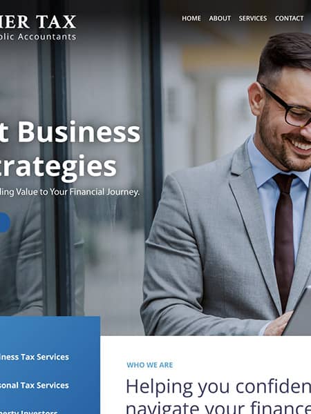 Premier Tax CPAs Website Design