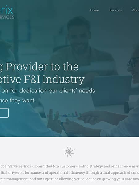 Asterix Global Services Website Design