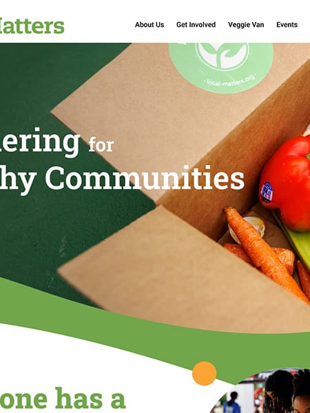Local Matters Website Design