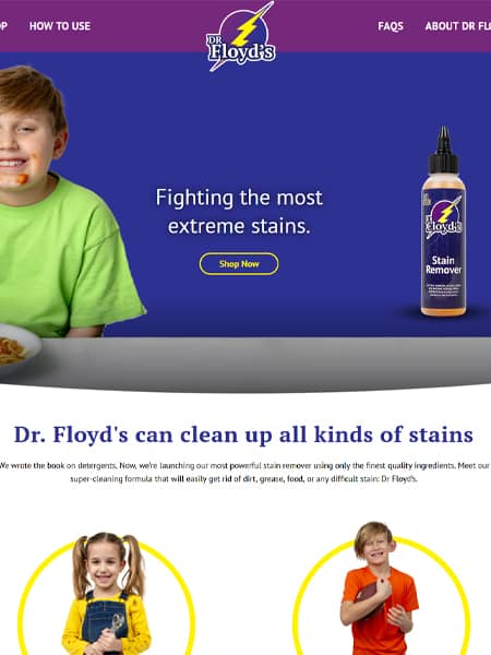 Dr Floyd's Website Design by Robintek