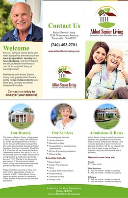 Abbot Senior Living Brochure