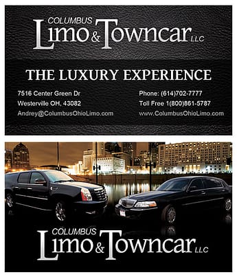 Columbus Limo and Towncar LLC Business Card