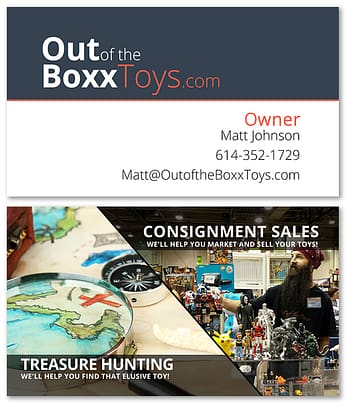 Out of the Boxx Business Card Design