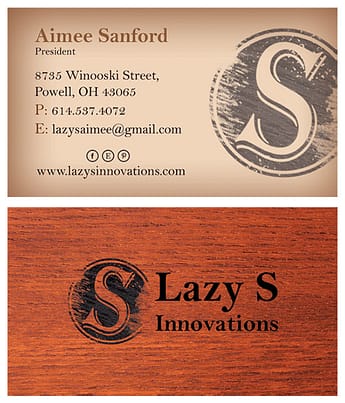 Lazy S Business Card