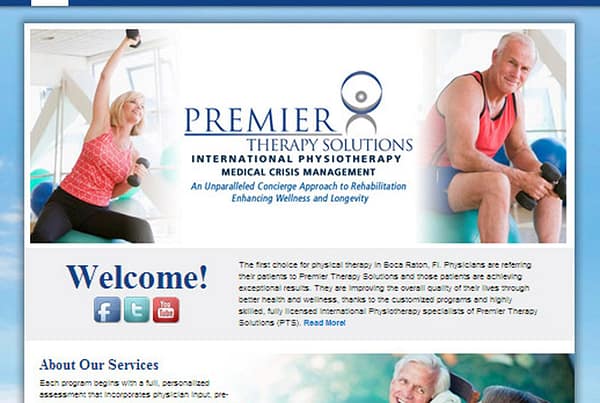 Premier Therapy Solutions – international physiotherapy website