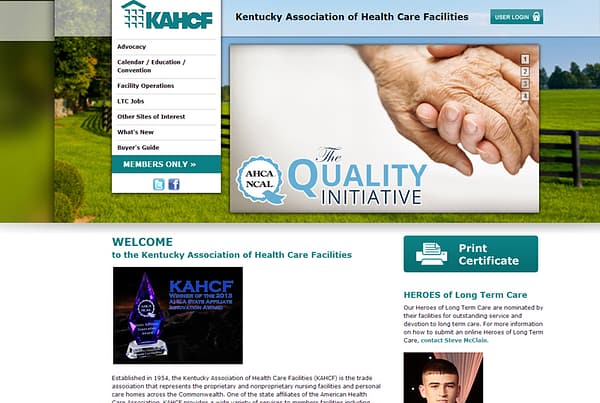 Health Care Organization Website